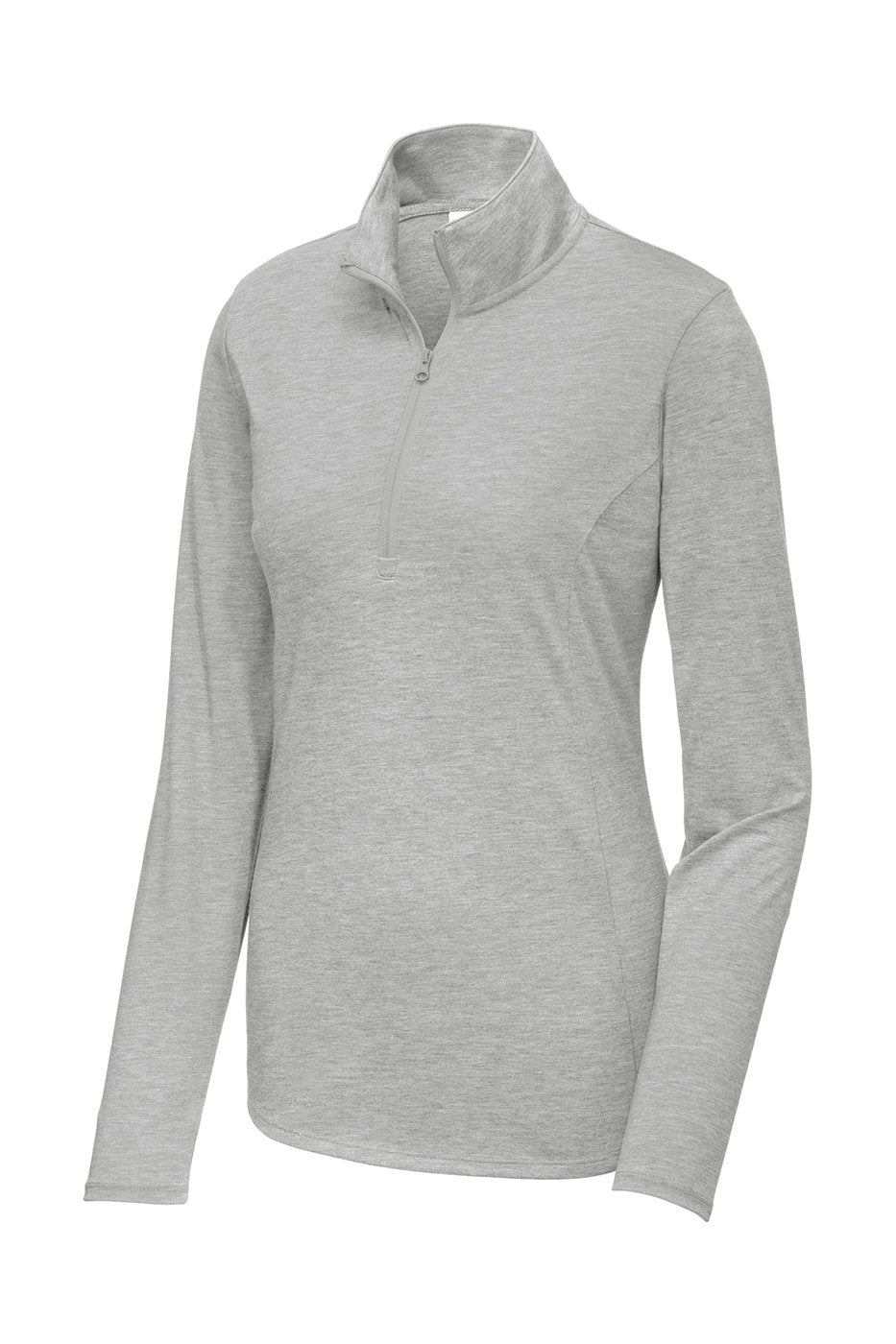 Ladies Tri-Blend Wicking 1/4-Zip Pullover