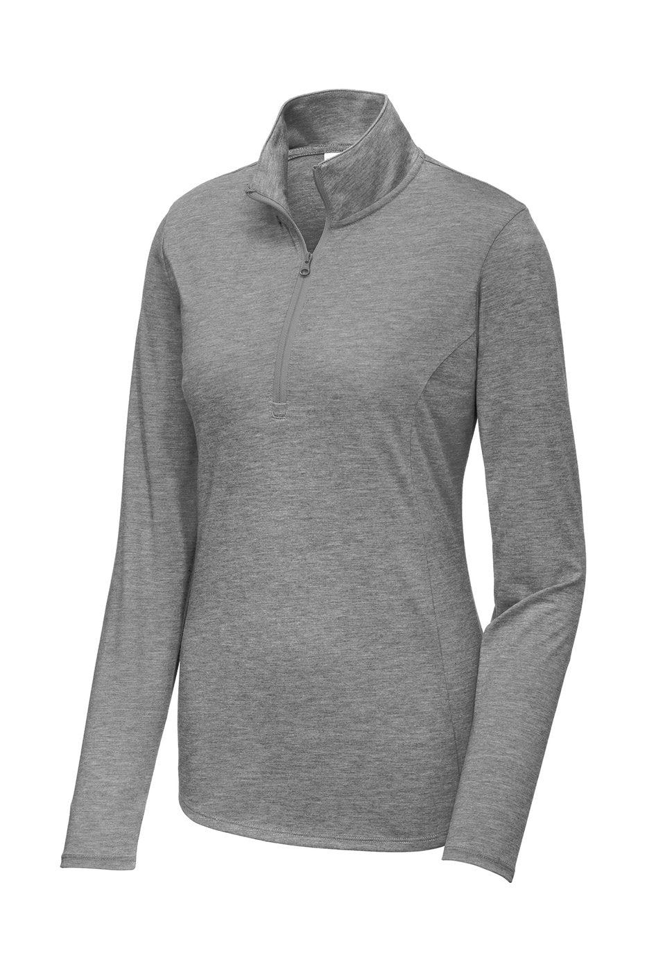 Ladies Tri-Blend Wicking 1/4-Zip Pullover