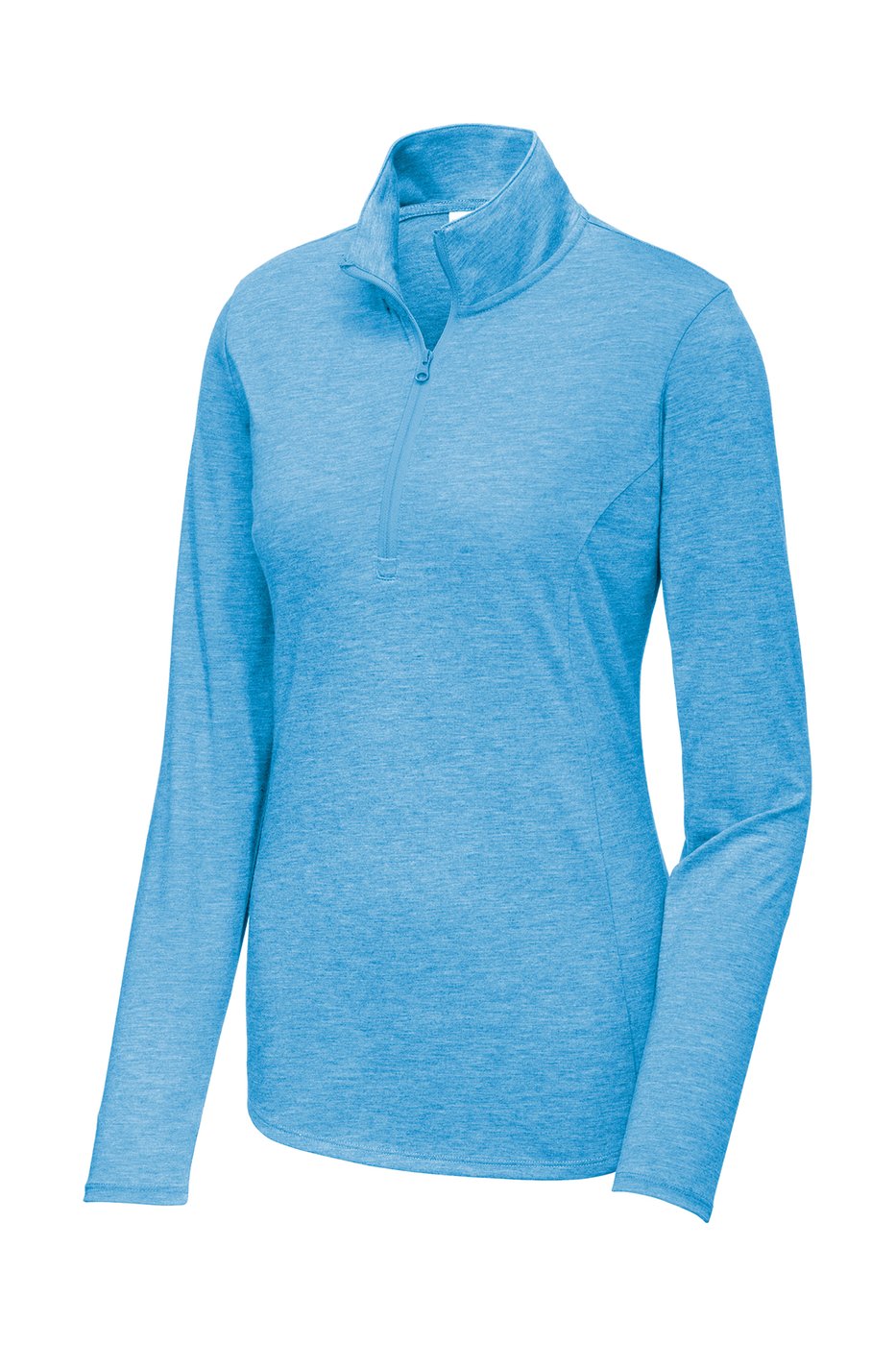 Ladies Tri-Blend Wicking 1/4-Zip Pullover